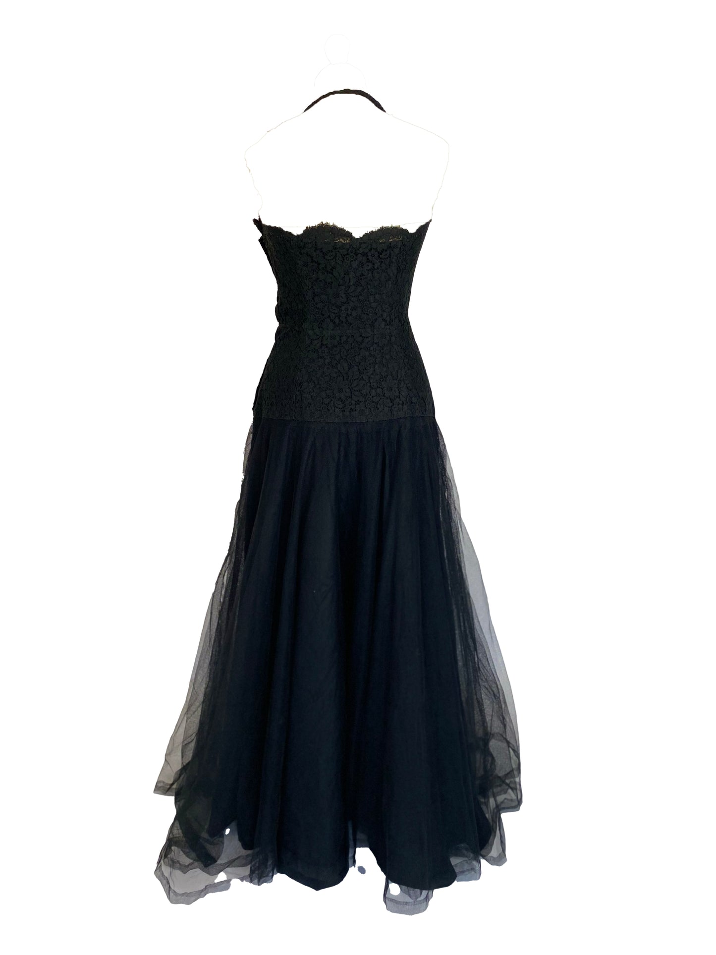 Vintage Dior style 50’s lace Voile ballgown 