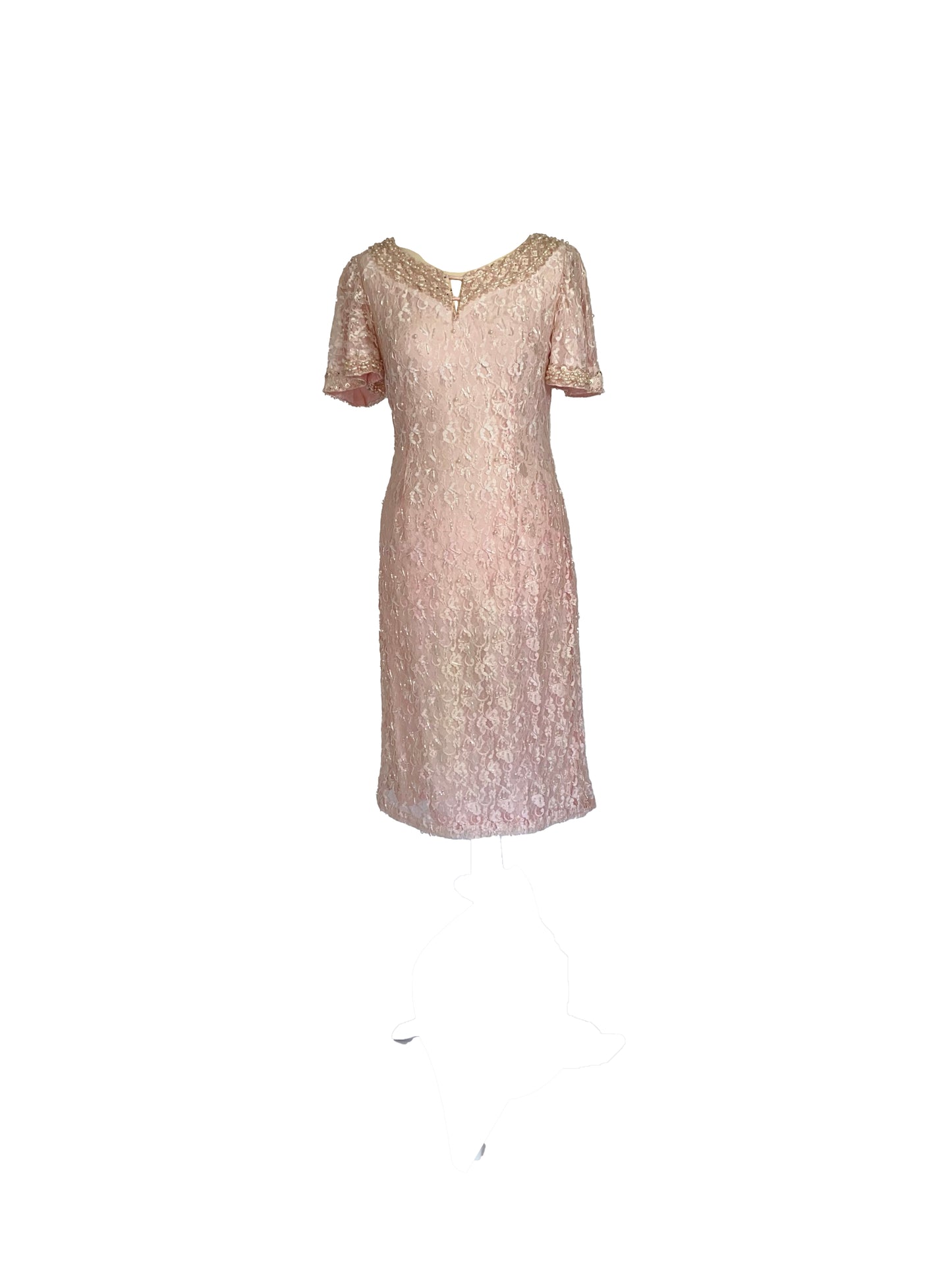 Handmade 1950’s lace and beaded dress