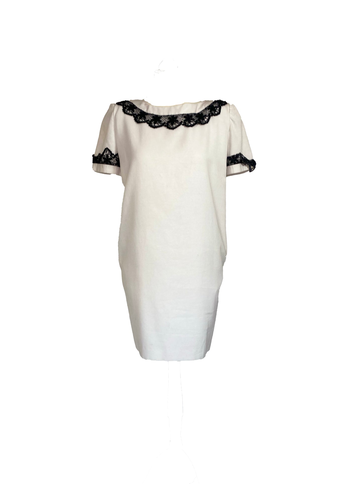 Pierre Balmain vintage 1960‘s white mini dress