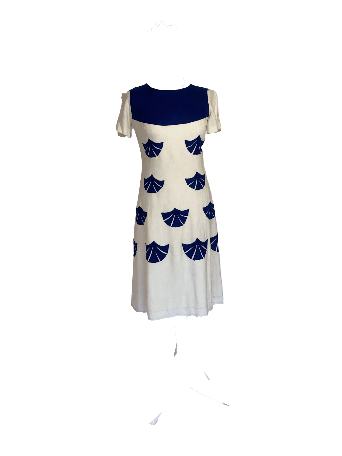 Linen 40s style dress