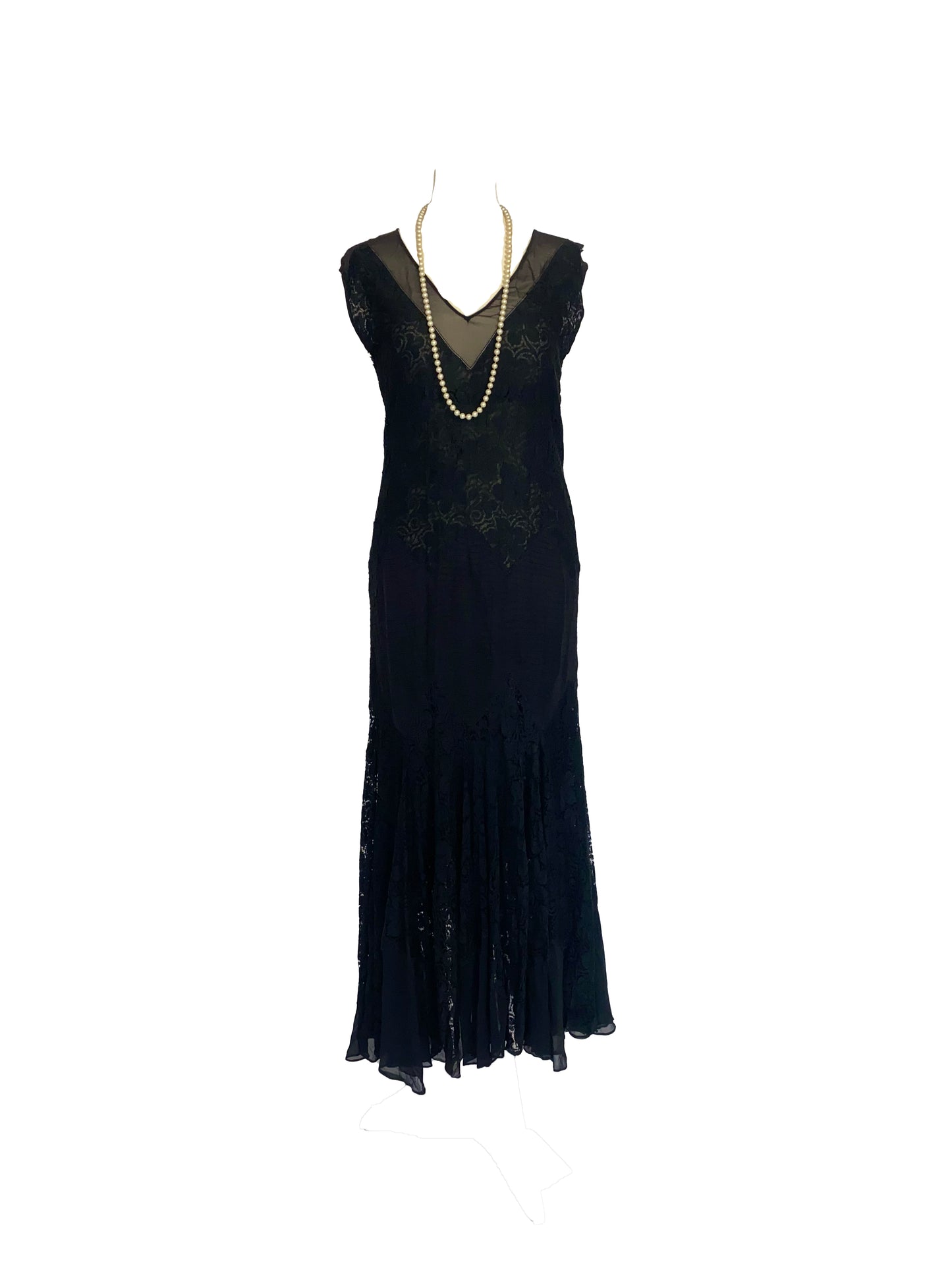 Vintage 1930’s Lace evening dress