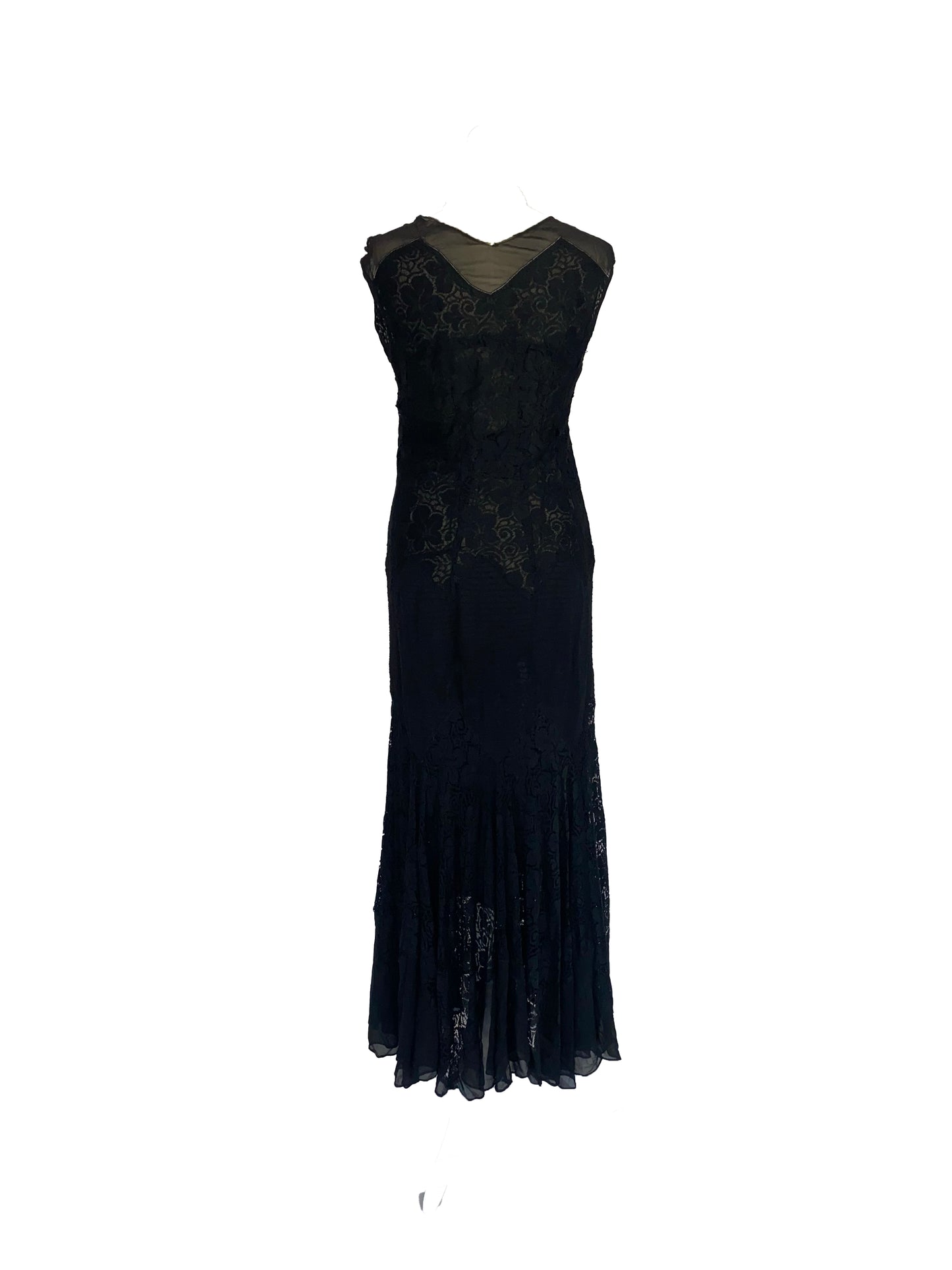 Vintage 1930’s Lace evening dress