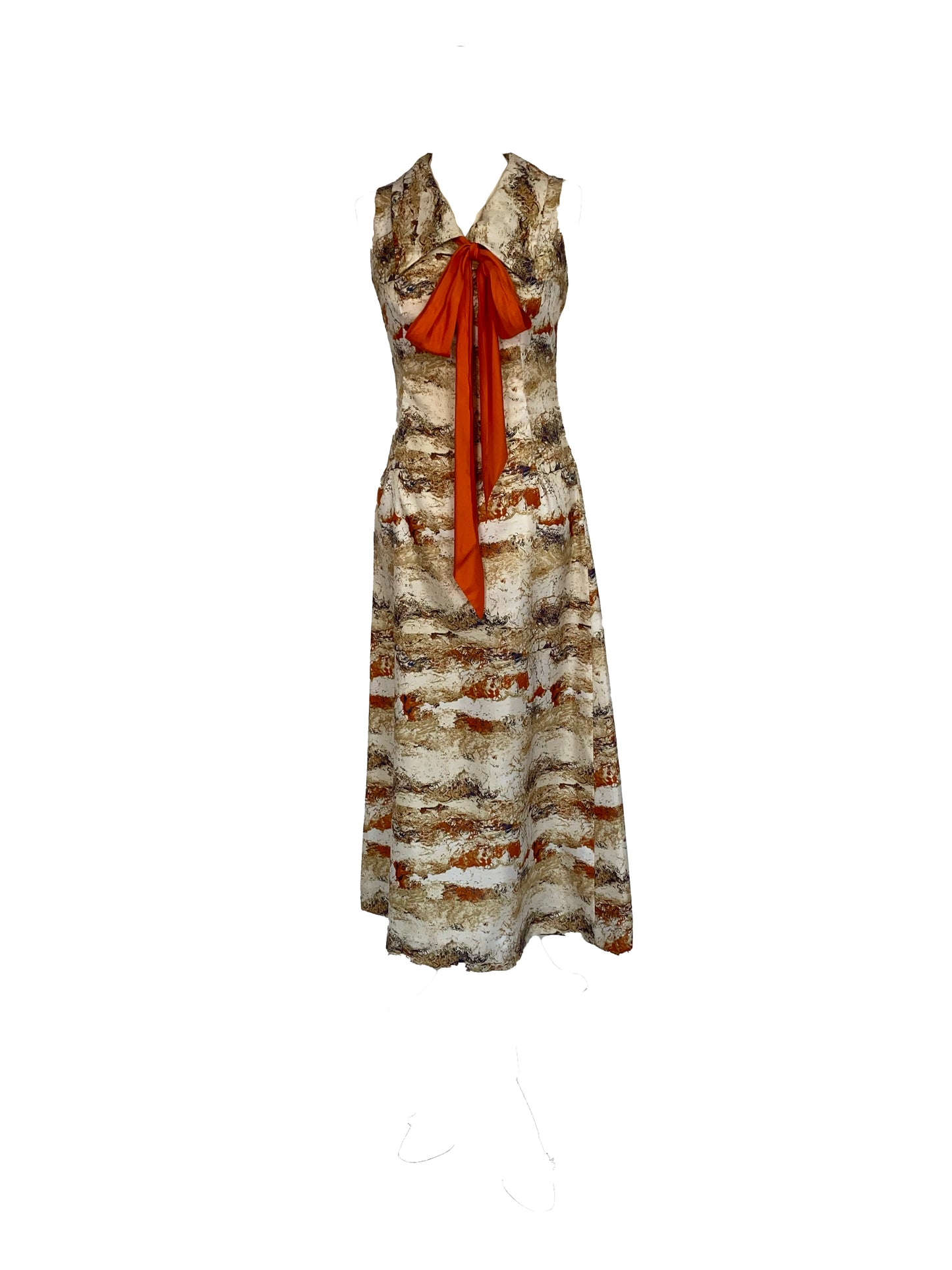 Vintage 1970’s marbled effect dress