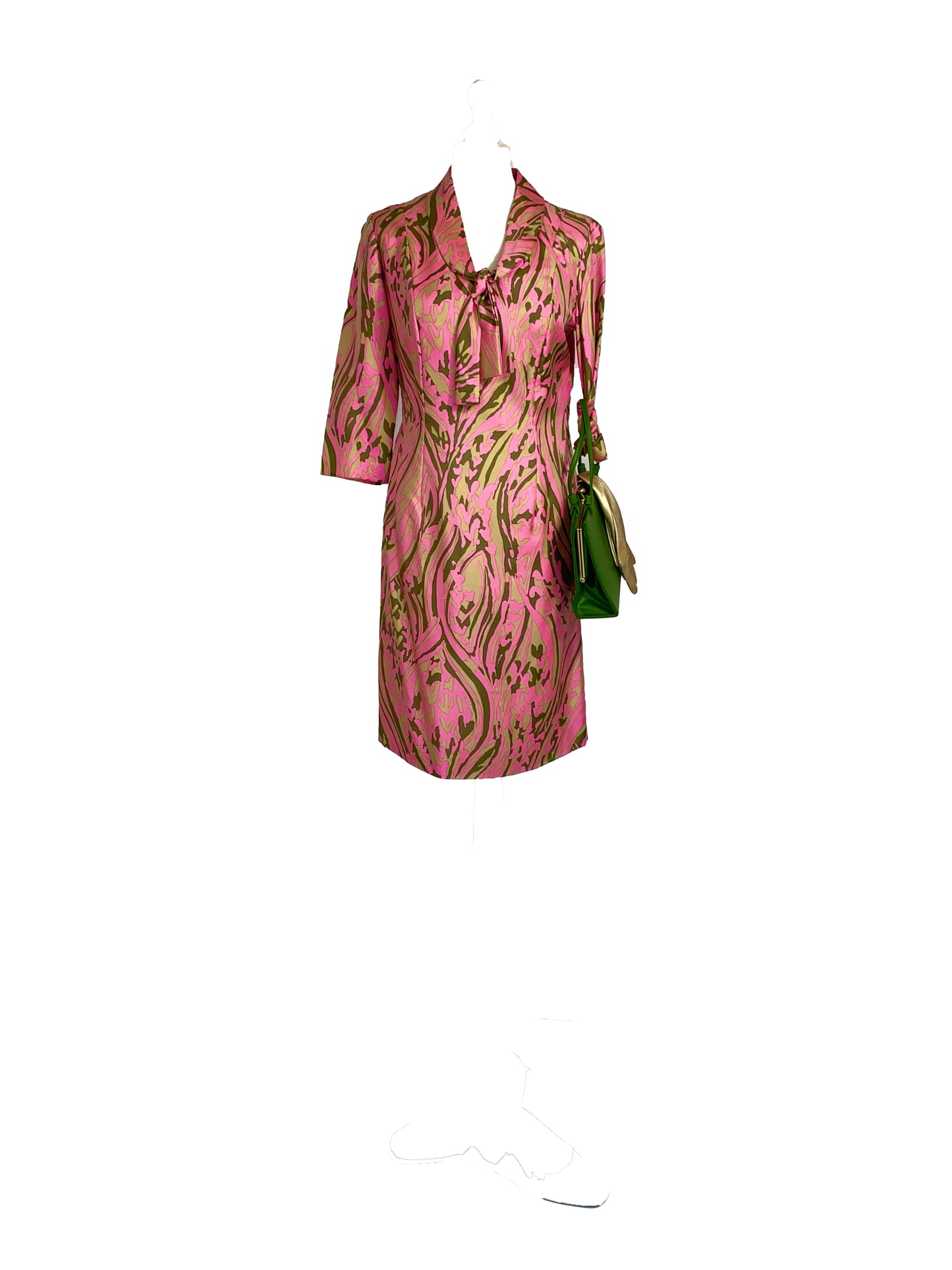 Vintage 1960's Marie Howitt pink dress